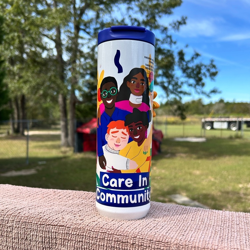 Starbucks 16oz Stainless Steel Tumbler 2024 “Care in Community” Series